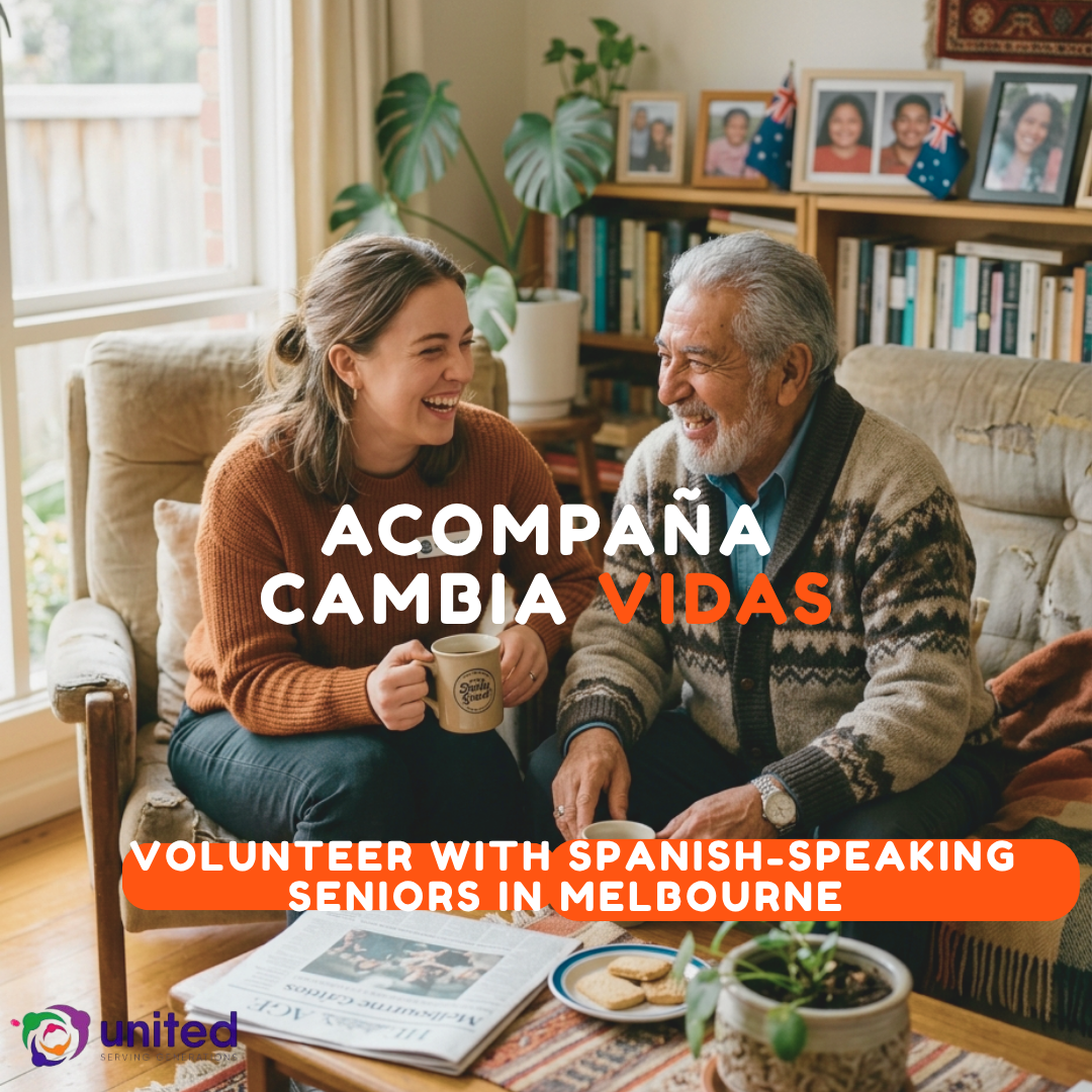 Volunteer with Spanish-speaking seniors