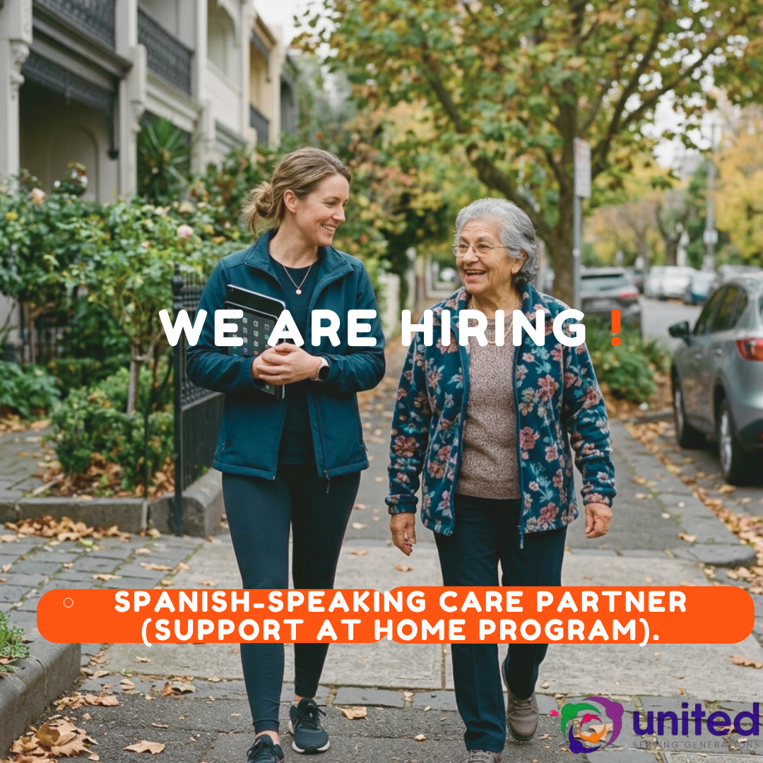 We Are Hiring — Spanish-speaking Care Partner